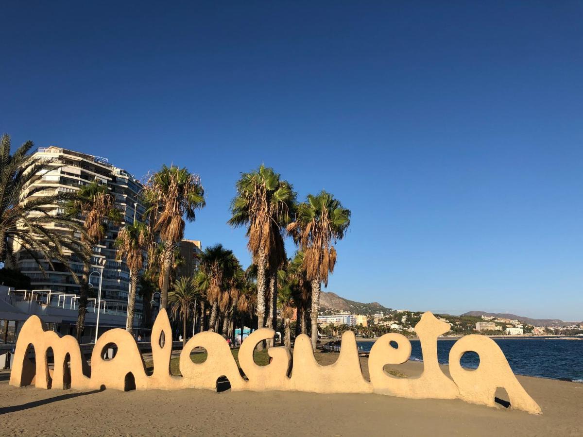 Malaga Playa Centro Ideal Familia Y Amigos Ngoại thất bức ảnh